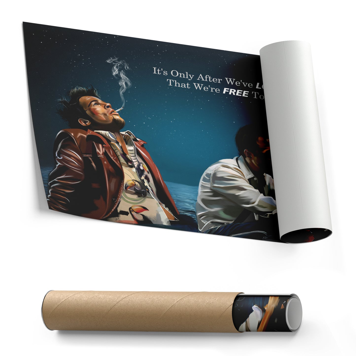 Fight Club "Nihilism" Quote Canvas Print | Cult Movie Wall Art