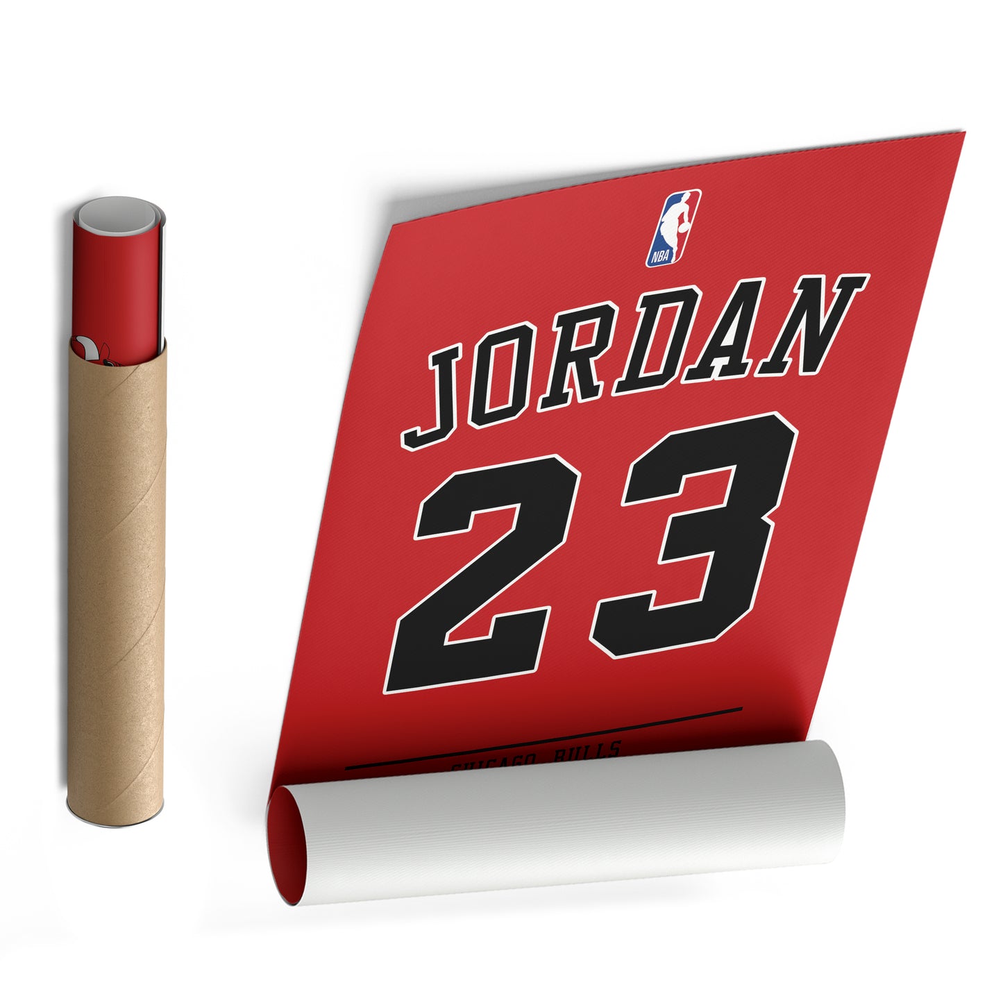 Michael Jordan Bulls Jersey Canvas Print | Wall Art Decor