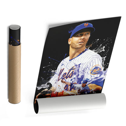 Jacob deGrom Mets Canvas Print | New York Baseball Wall Art