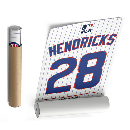 Kyle Hendricks Cubs Jersey Canvas Print | Wall Art Decor