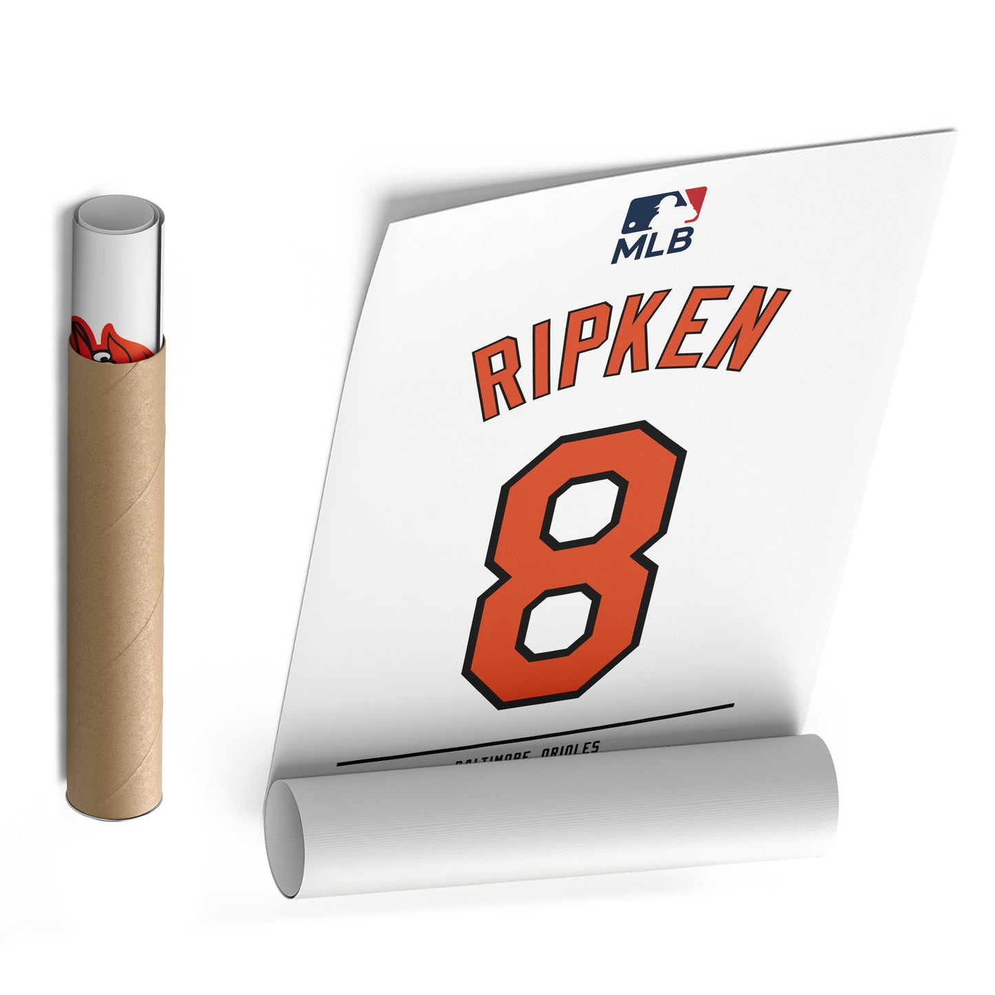 Cal Ripken Baltimore Orioles Jersey Canvas Wall Art