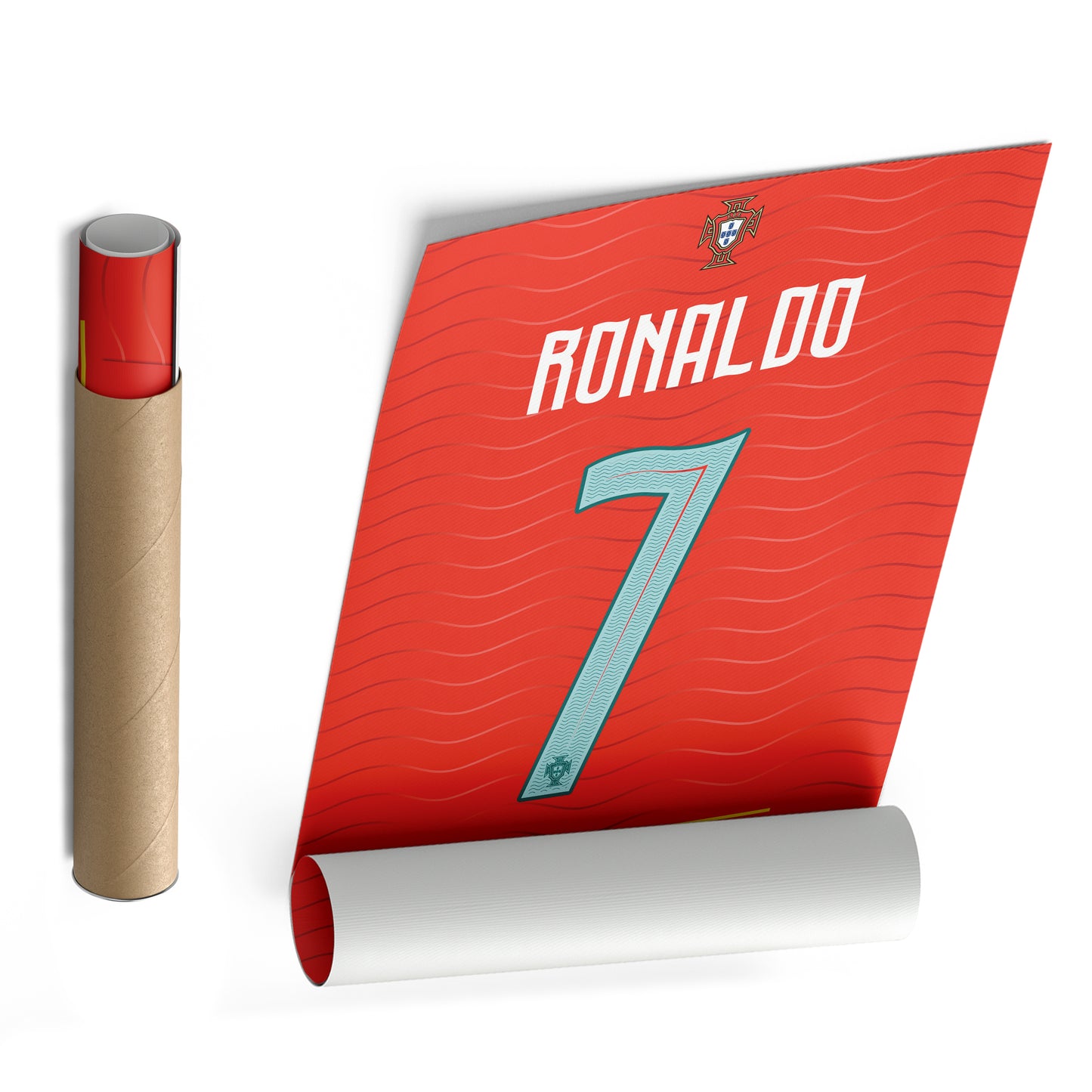 Cristiano Ronaldo Portugal Jersey Canvas Wall Art