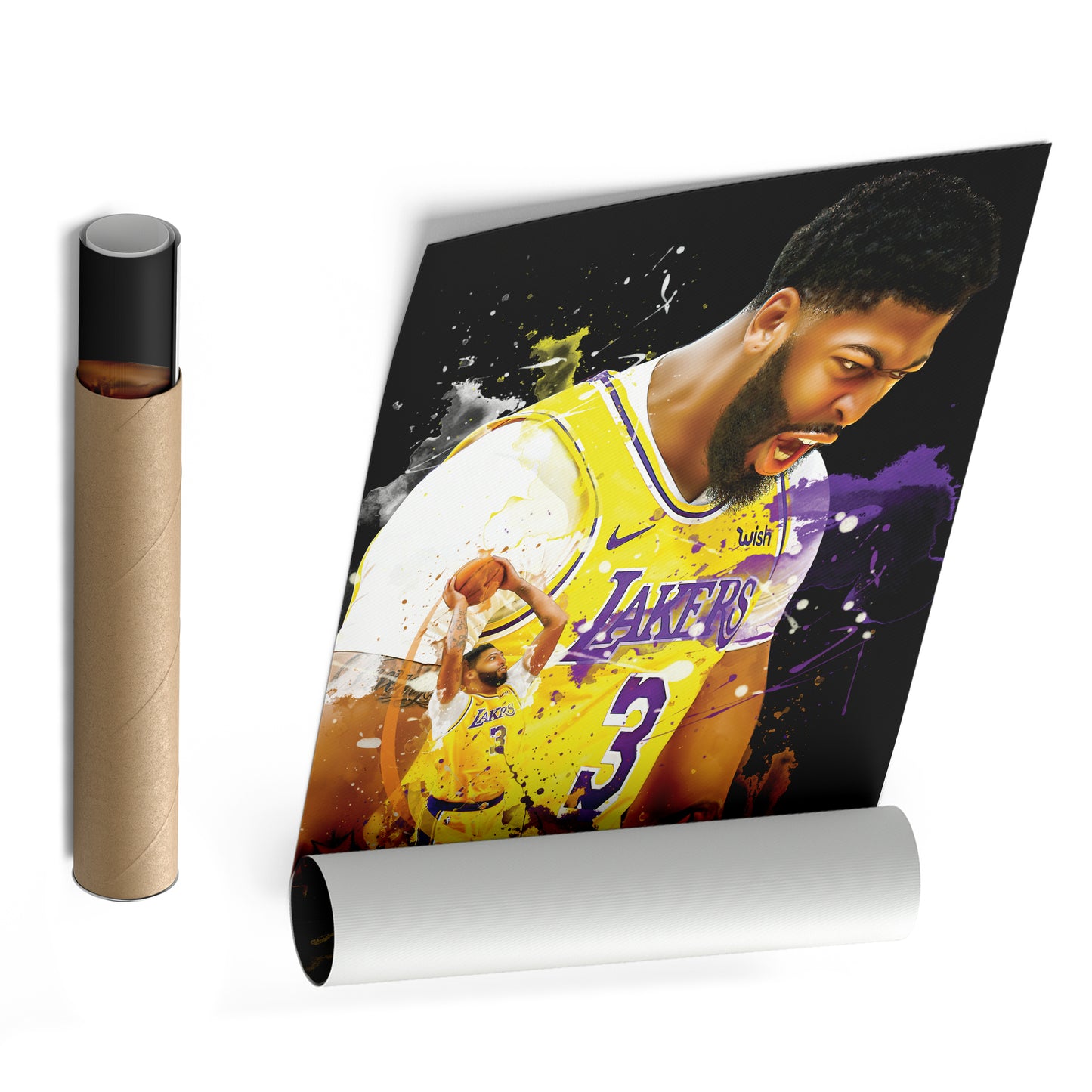 Anthony Davis Lakers Canvas Print | Los Angeles Basketball Wall Art