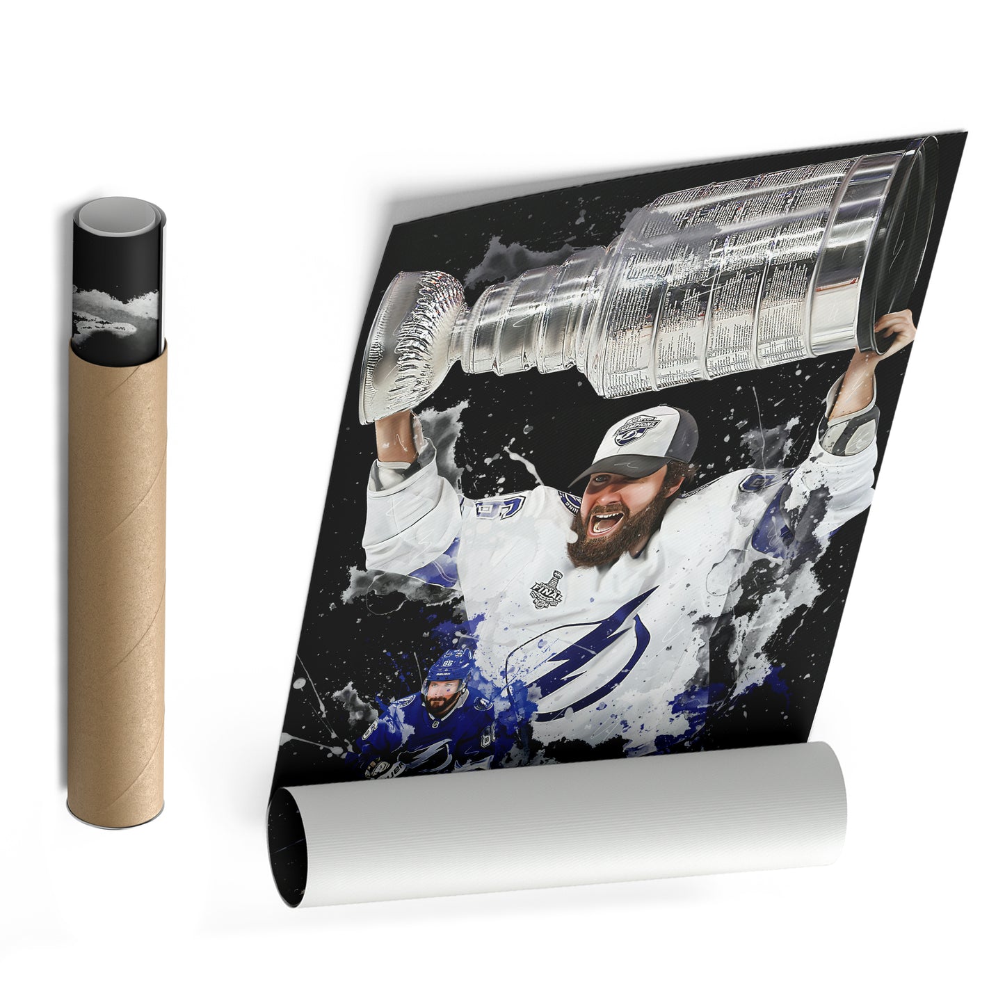 Nikita Kucherov Tampa Bay Lightning Canvas Print | NHL Hockey Wall Art