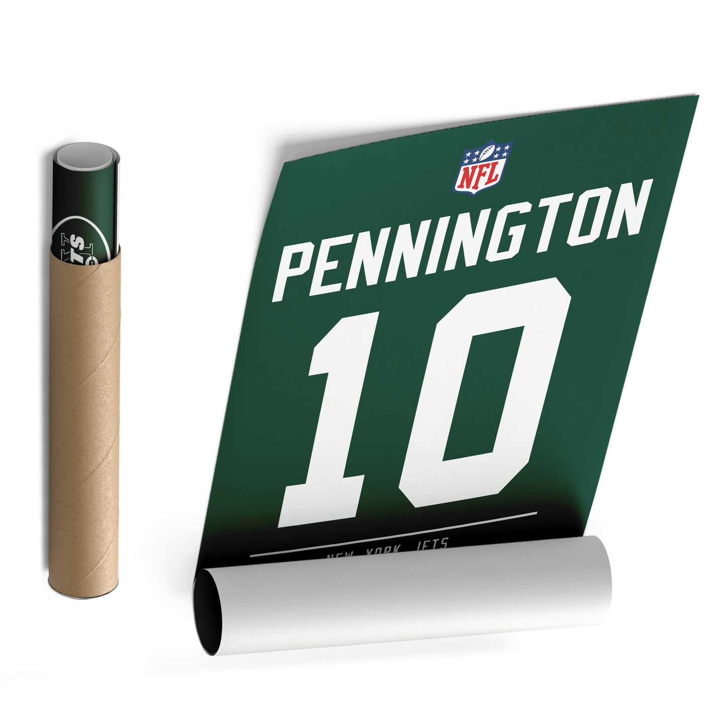 Chad Pennington Jets Jersey Canvas Print | Wall Art Decor