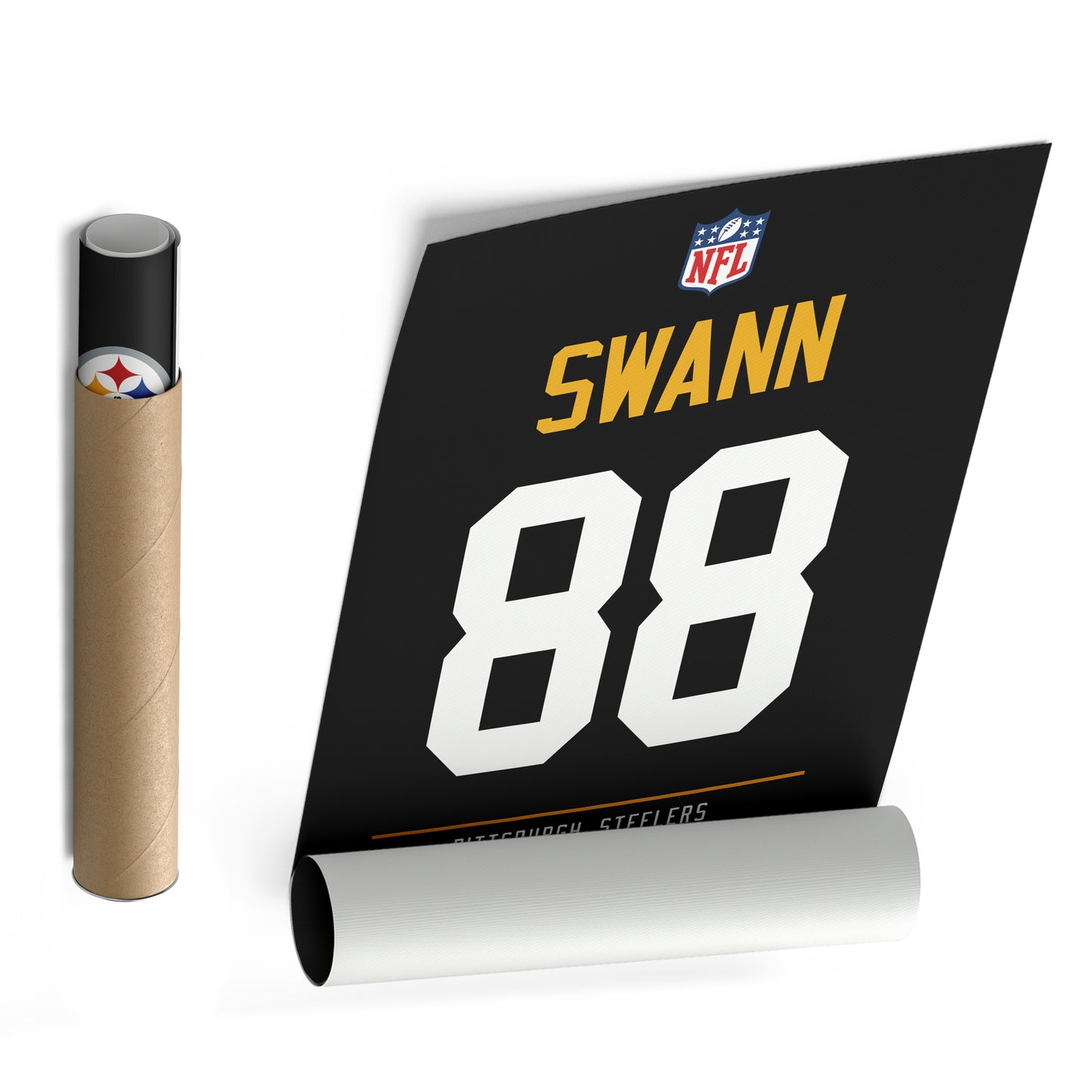 Lynn Swann Pittsburgh Steelers Jersey Canvas Wall Art