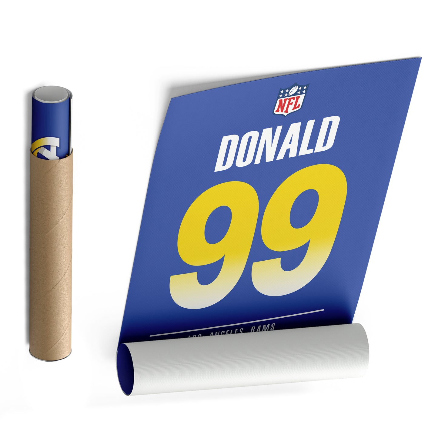 Aaron Donald Rams Jersey Canvas Print | Wall Art Decor