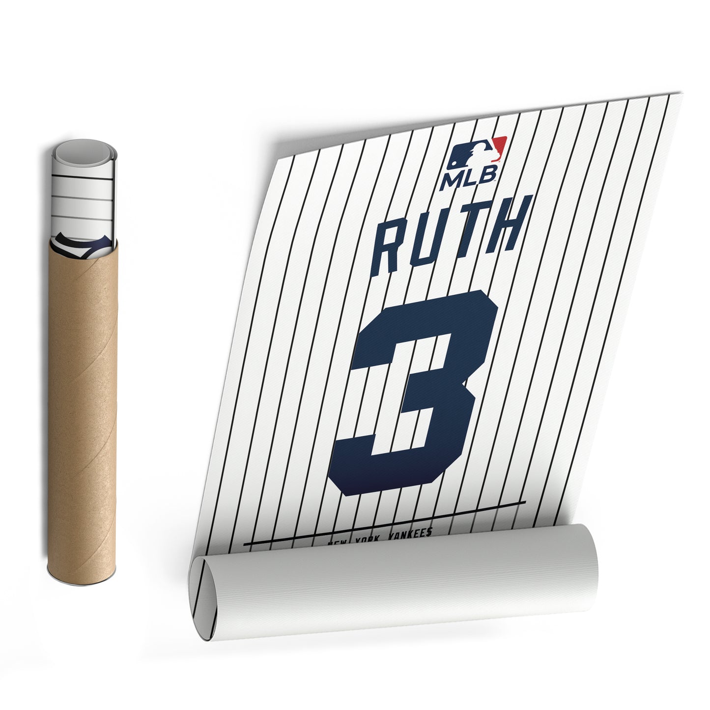 Babe Ruth Yankees Jersey Canvas Print | Wall Art Decor