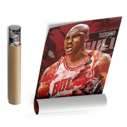 Michael Jordan Bulls Canvas Print | Chicago Basketball Wall Art
