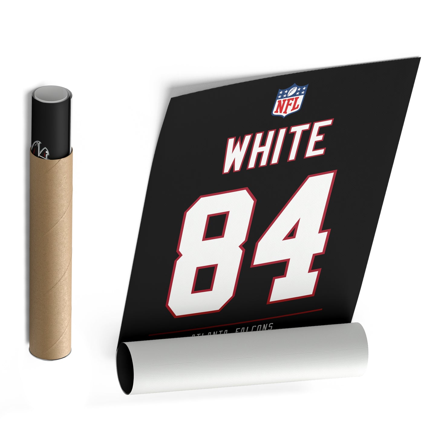 Roddy White Atlanta Falcons Jersey Canvas Wall Art