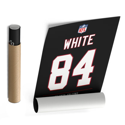 Roddy White Atlanta Falcons Jersey Canvas Wall Art