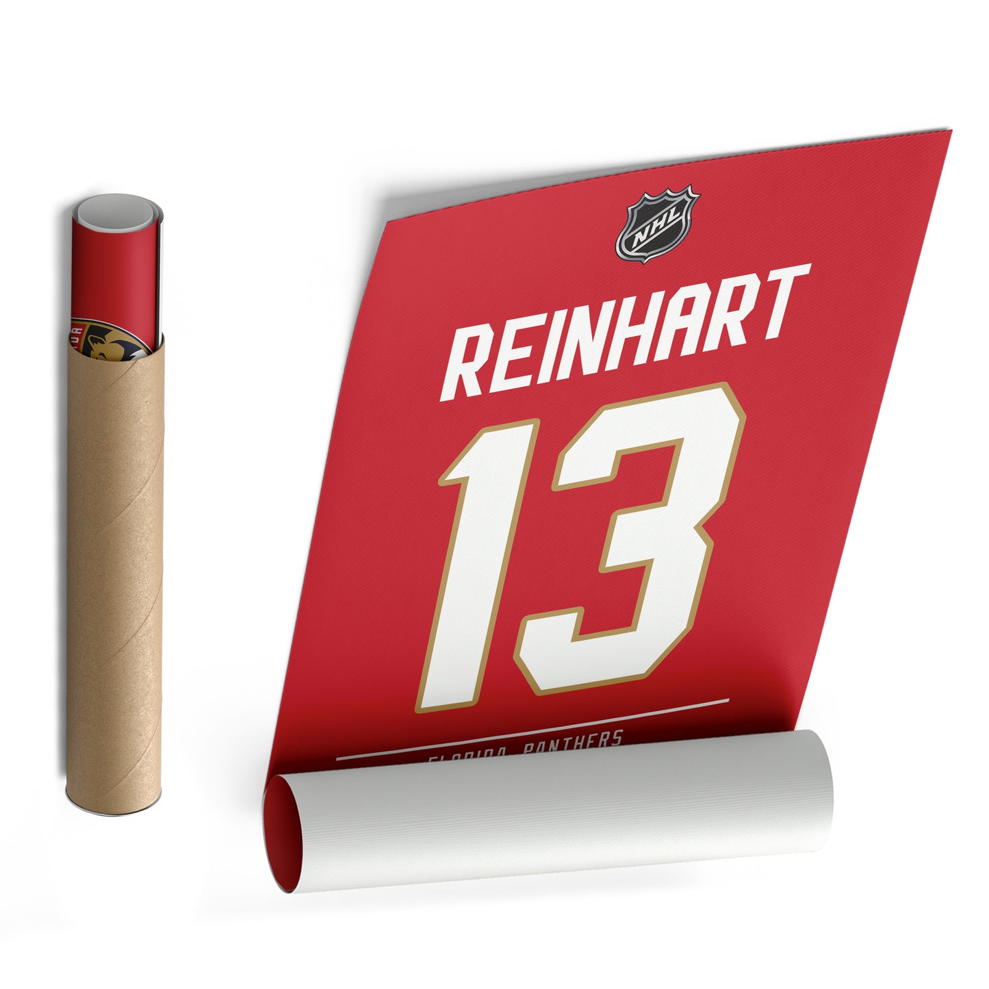 Sam Reinhart Panthers Jersey Canvas Print | Wall Art Decor