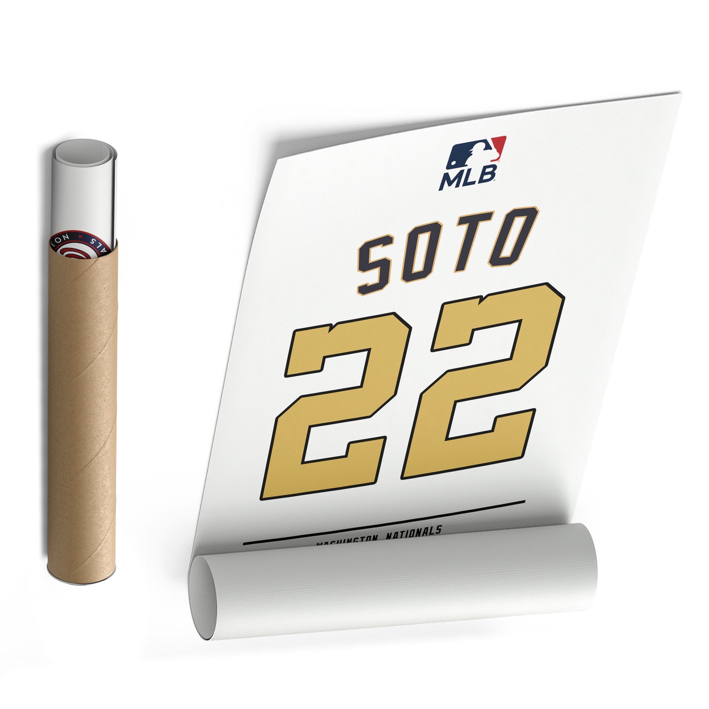 Juan Soto Nationals Jersey Canvas Print | Wall Art Decor