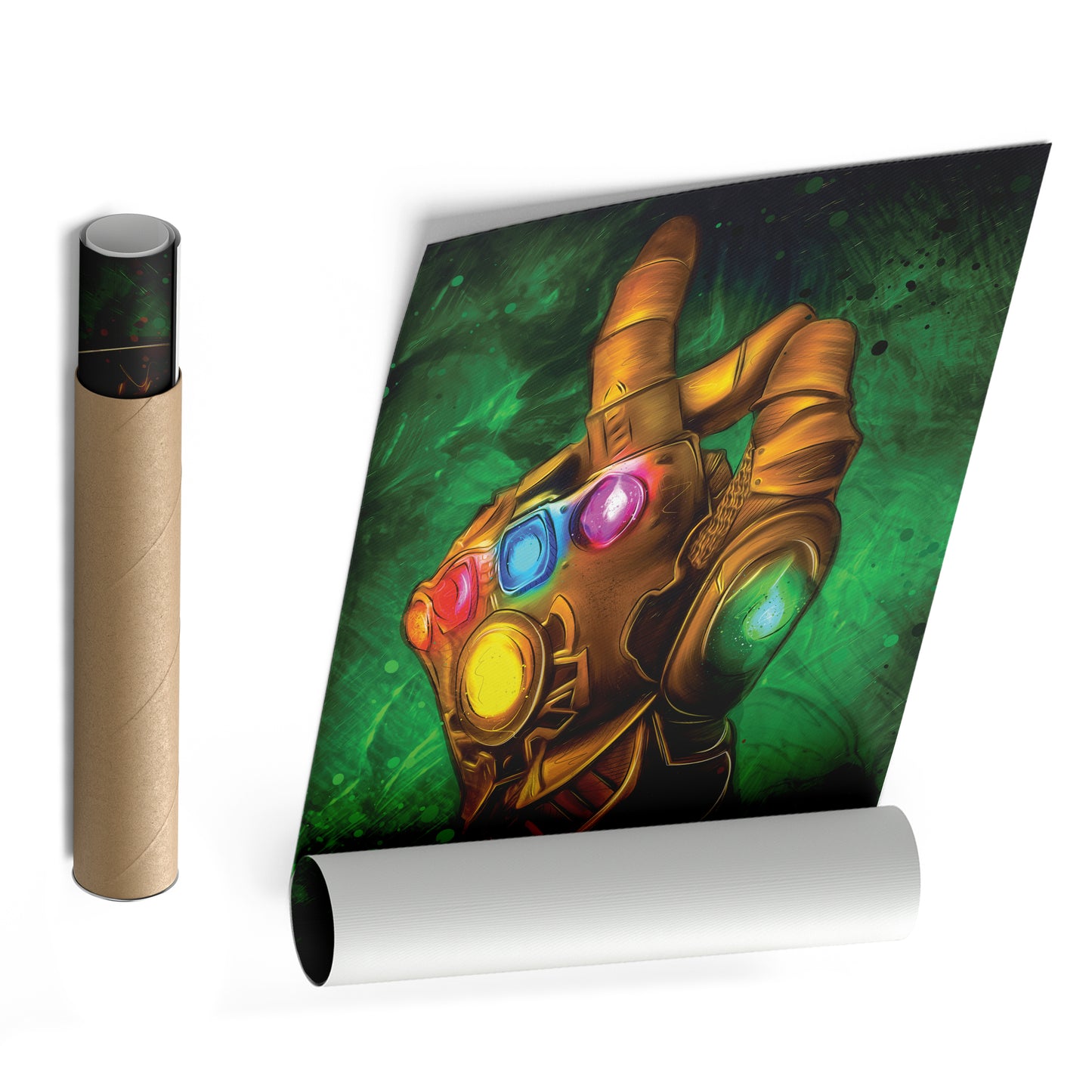 Infinity Gauntlet Canvas Print | Marvel Cosmic Power Wall Art