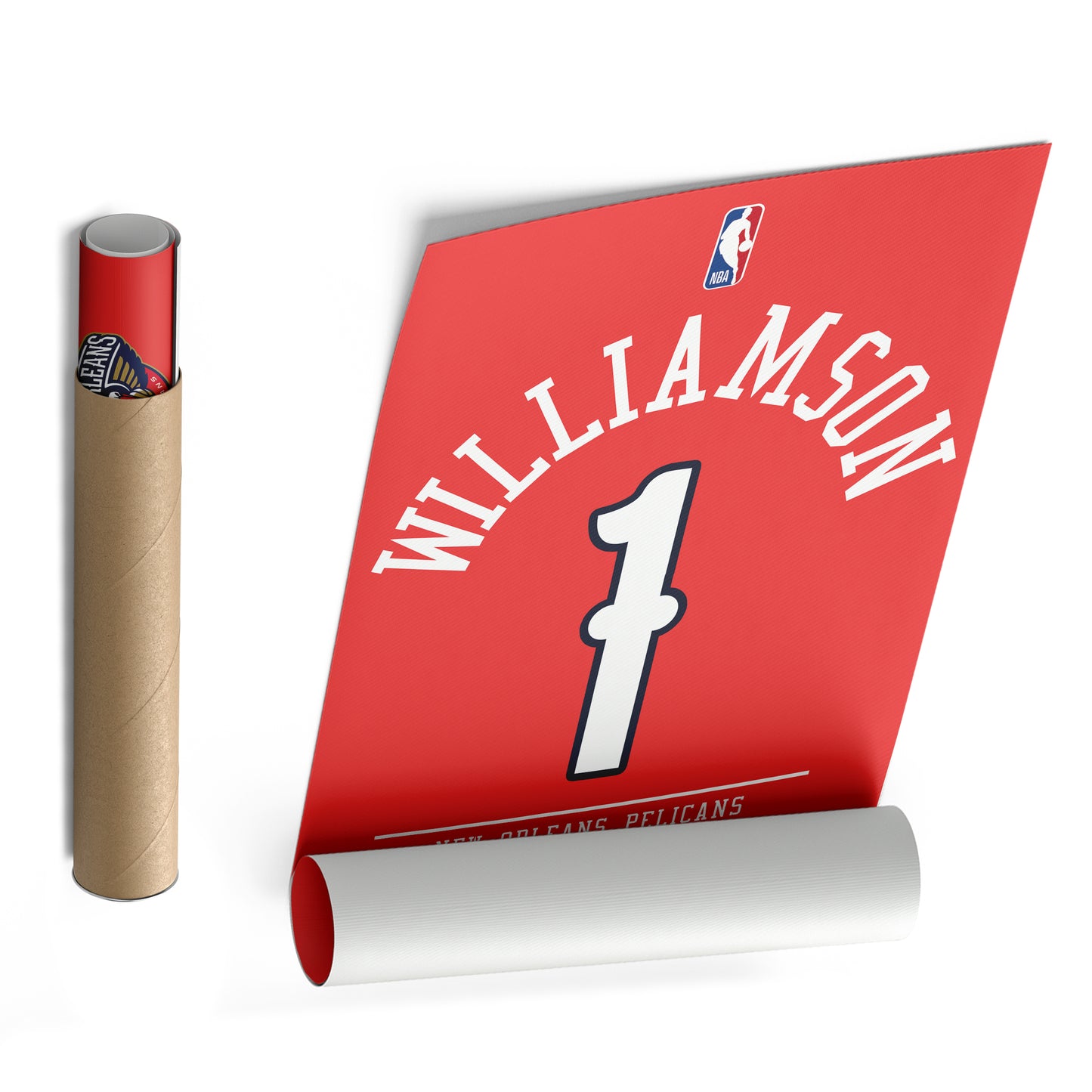 Zion Williamson Pelicans Jersey Canvas Print | Wall Art Decor