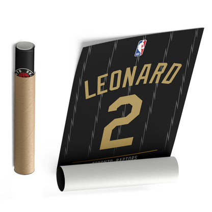 Kawhi Leonard Raptors Jersey Canvas Print | Wall Art Decor