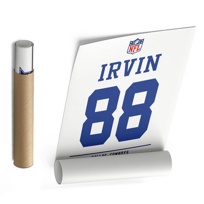 Michael Irvin Cowboys Jersey Canvas Print | Wall Art Decor