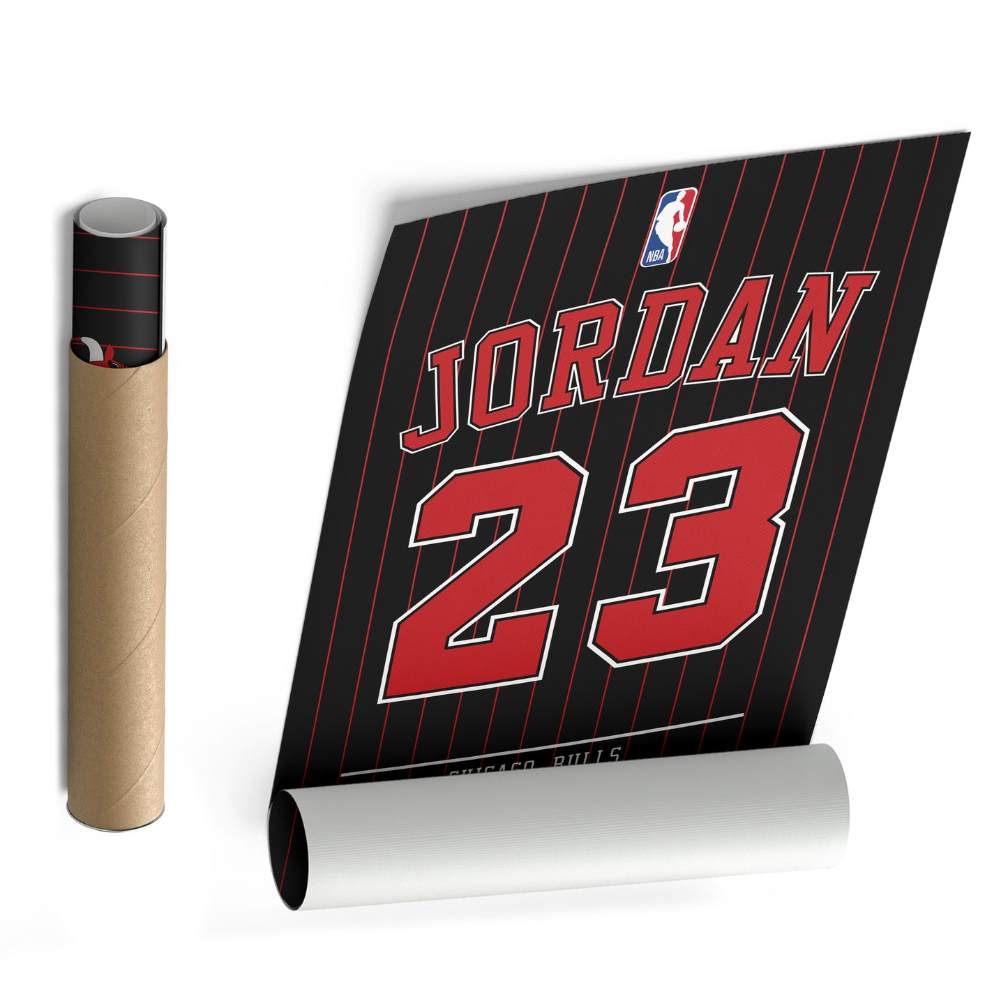 Michael Jordan Bulls Jersey Canvas Print | Wall Art Decor