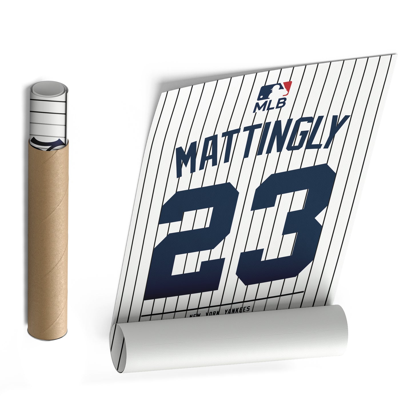 Don Mattingly Yankees Jersey Canvas Print | Wall Art Decor
