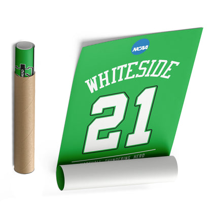 Hassan Whiteside Thundering Herd Jersey Canvas Print | Wall Art Decor