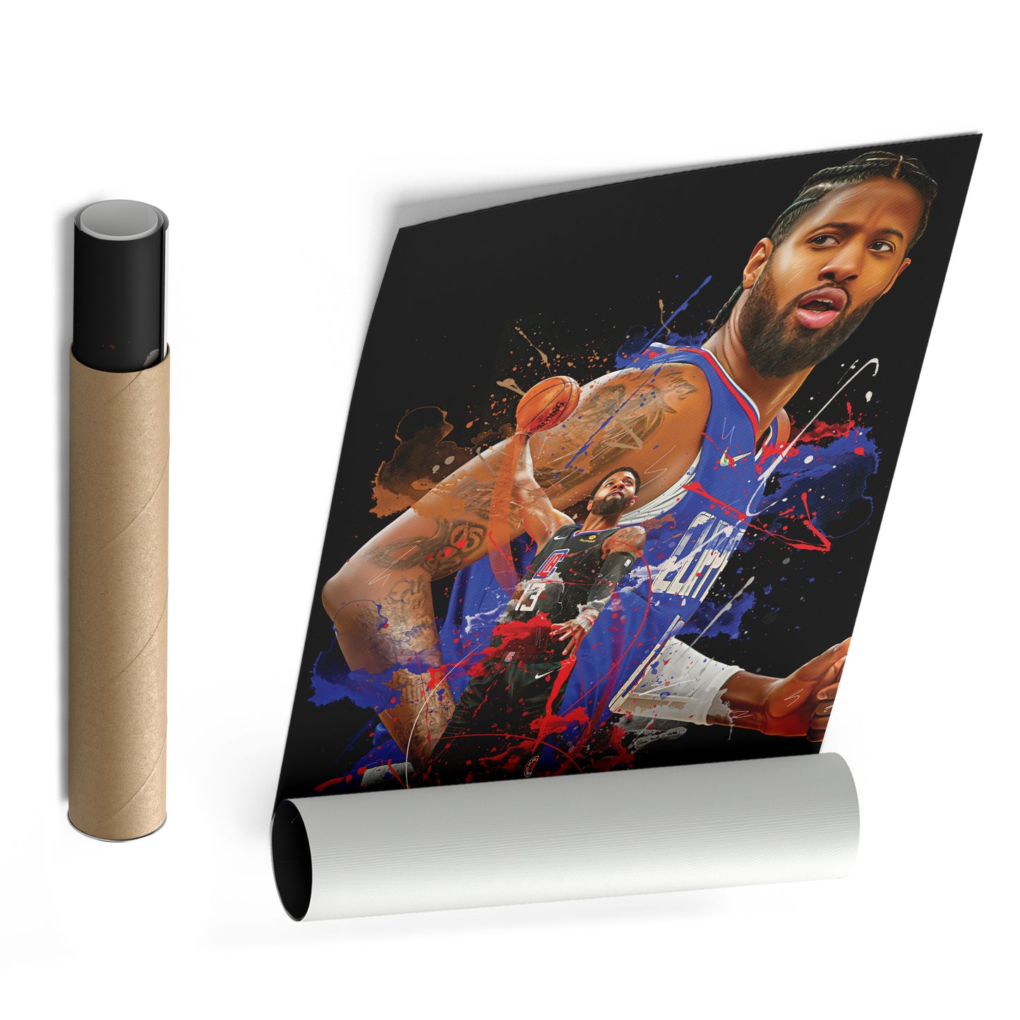 Paul George Clippers Canvas Print | Los Angeles Basketball Wall Art
