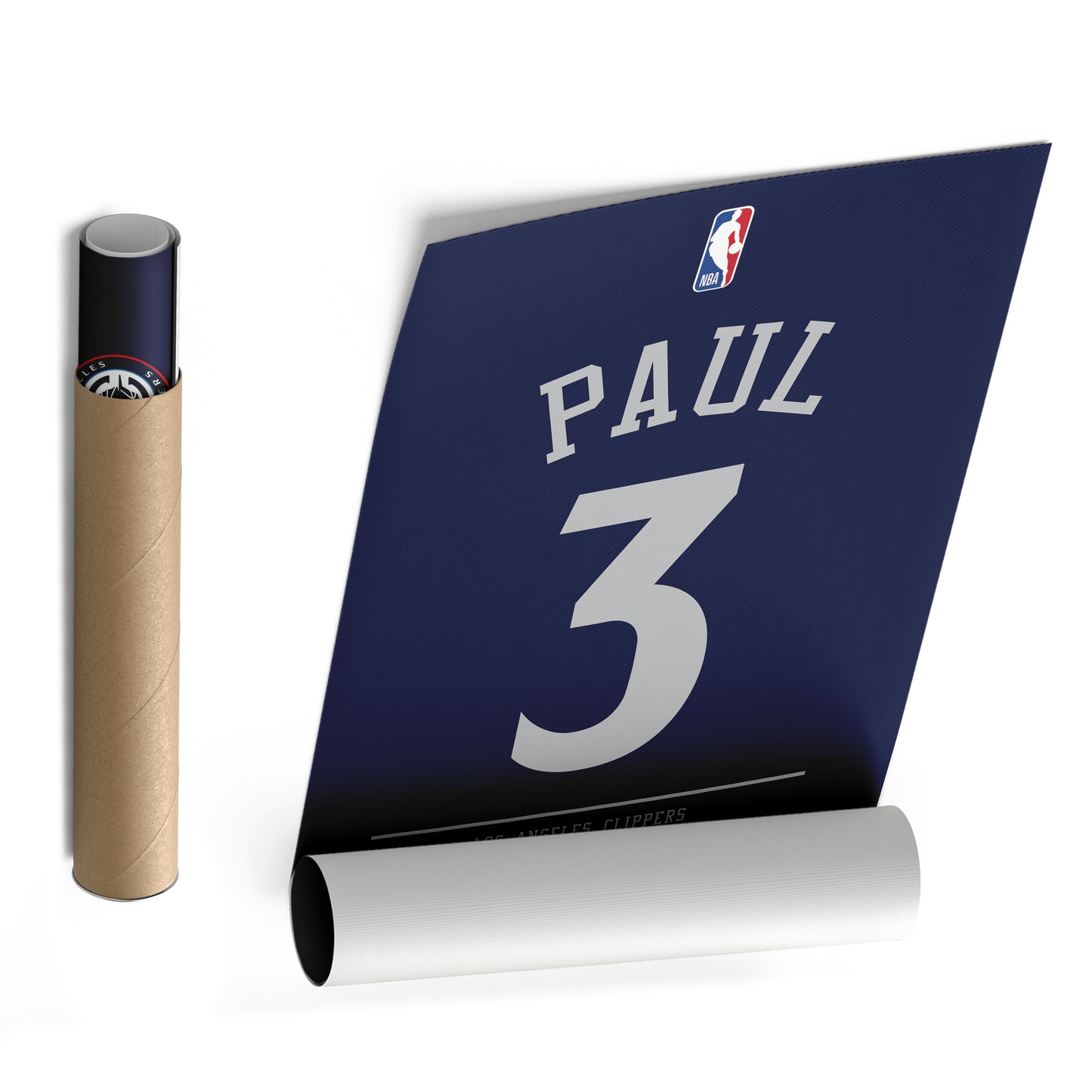 Chris Paul  Los Angeles Clippers Jersey Canvas Wall Art