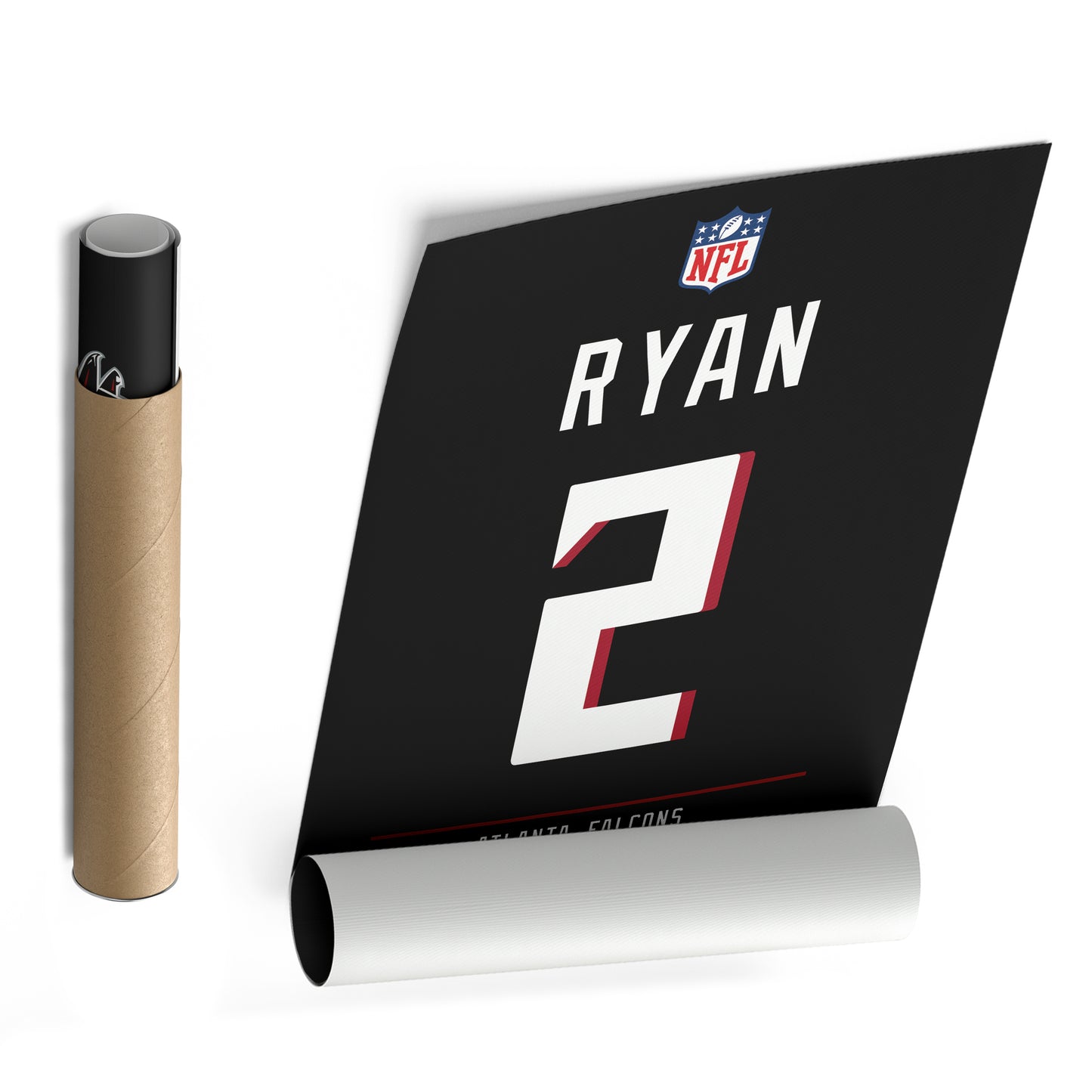Matt Ryan Atlanta Falcons Jersey Canvas Wall Art