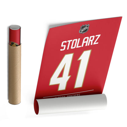 Anthony Stolarz Panthers Jersey Canvas Print | Wall Art Decor