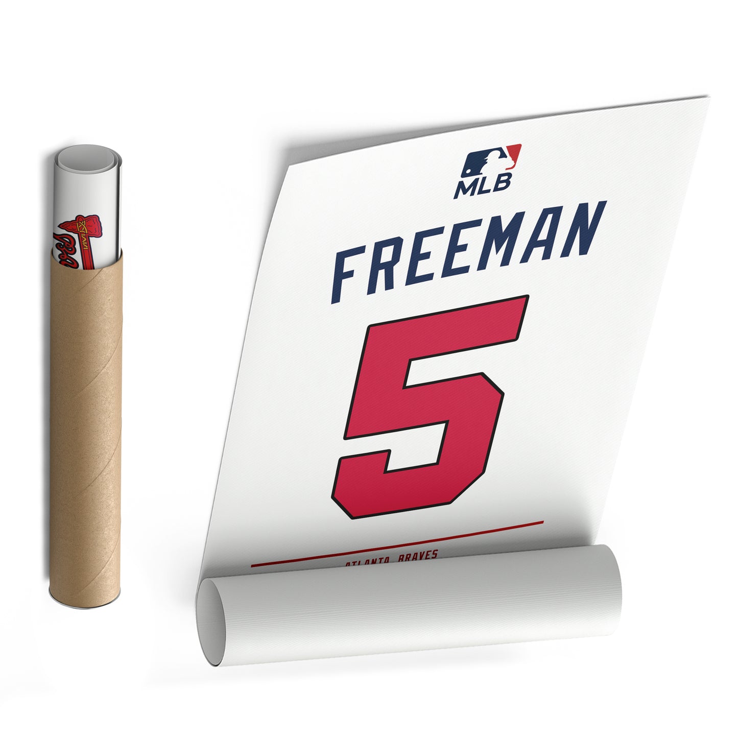 Freddie Freeman Braves Jersey Canvas Print | Wall Art Decor