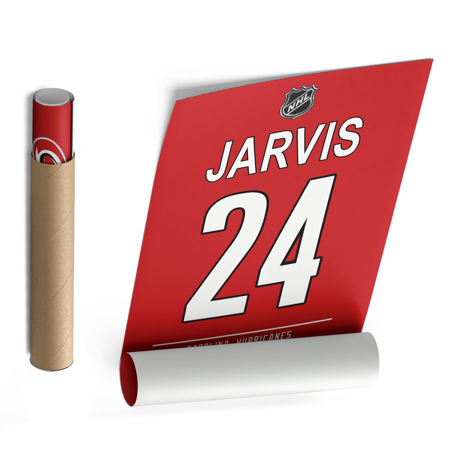 Seth Jarvis Hurricanes Jersey Canvas Print | Wall Art Decor