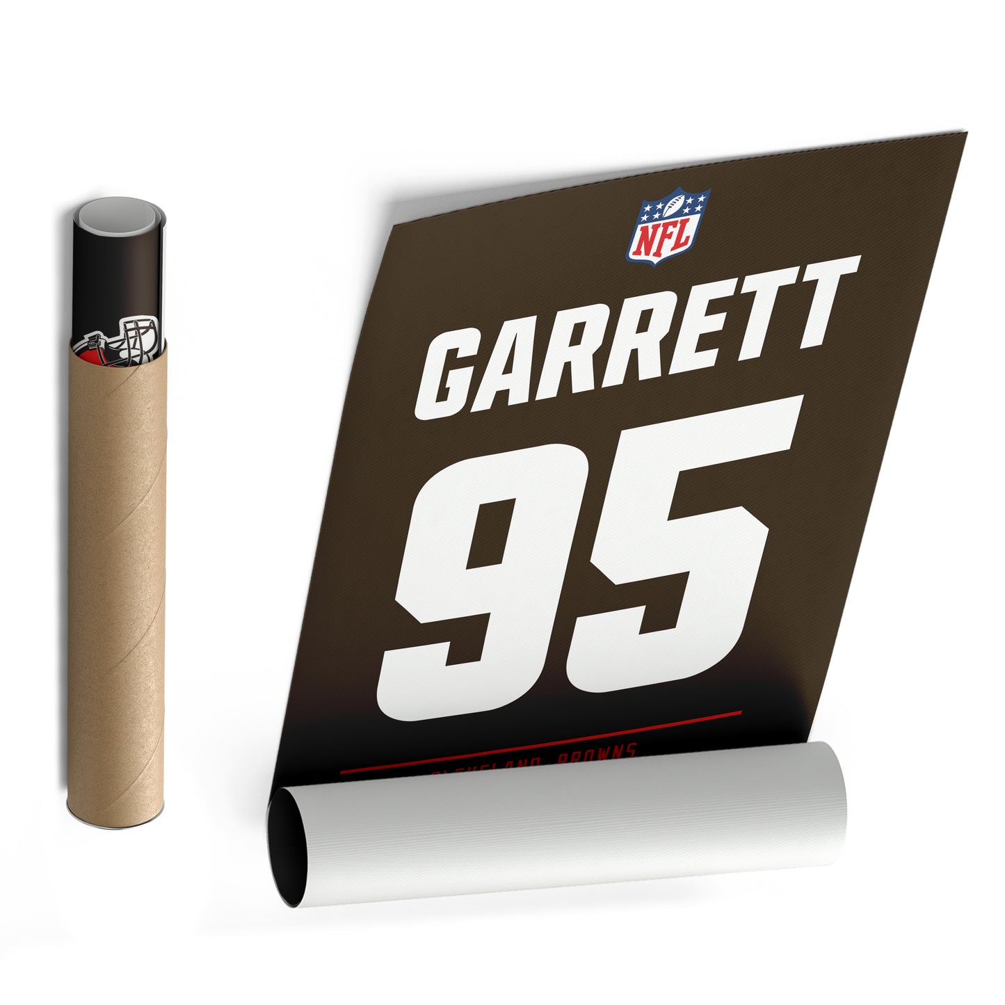 Myles Garrett Cleveland Browns Jersey Canvas Wall Art