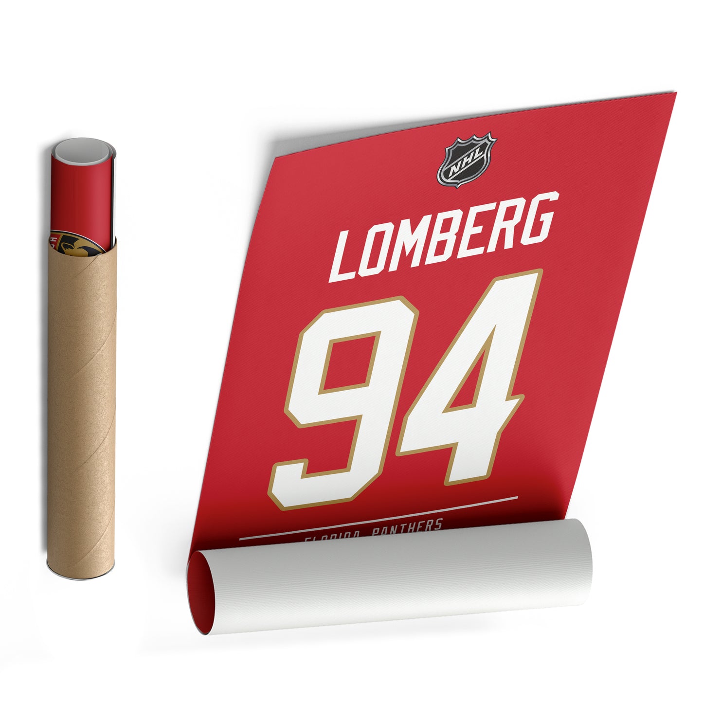 Ryan Lomberg Panthers Jersey Canvas Print | Wall Art Decor