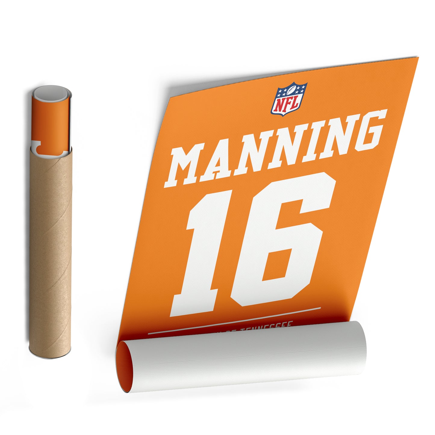Peyton Manning University of Tennessee Jersey Canvas Wall Art