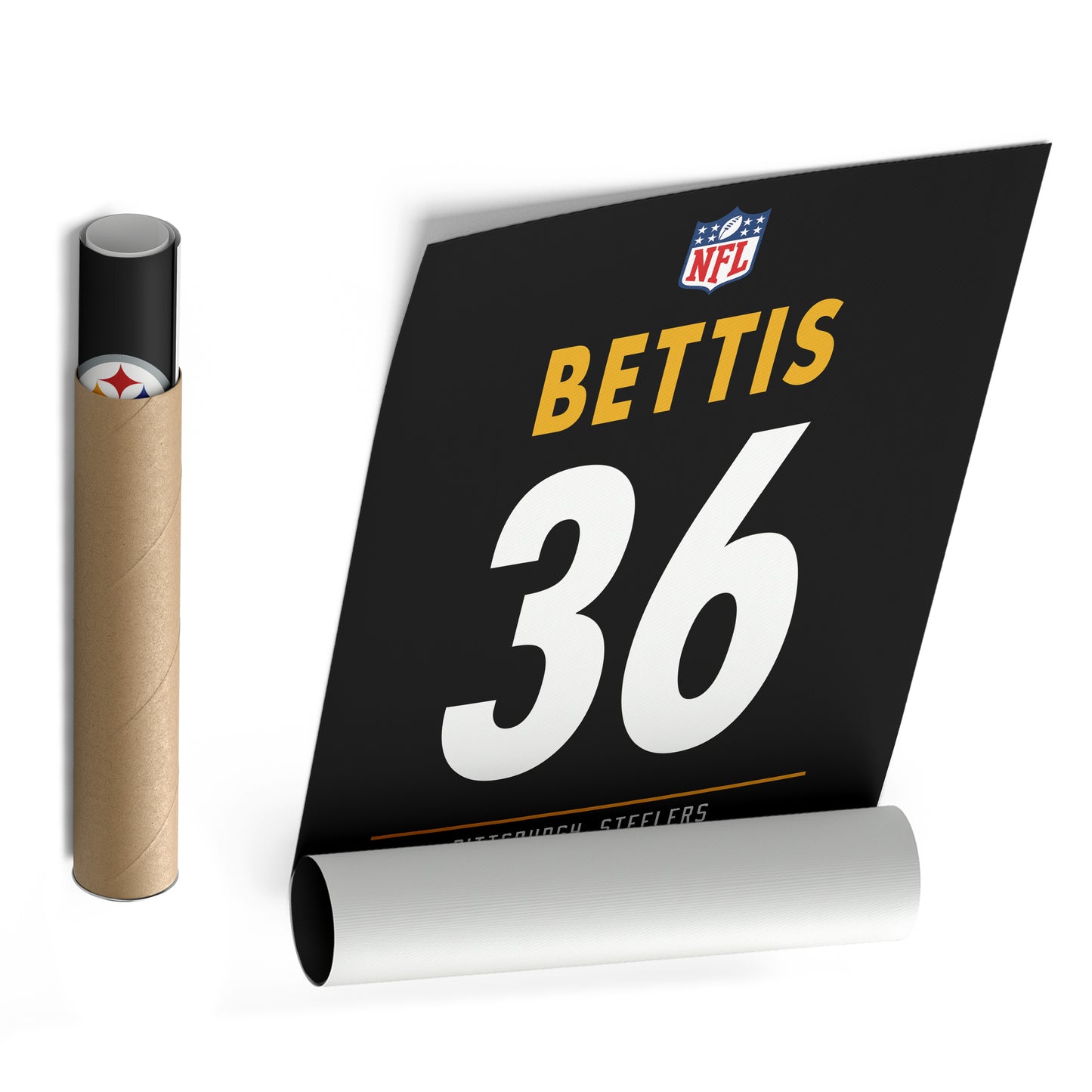 Jerome Bettis Steelers Jersey Canvas Print | Wall Art Decor