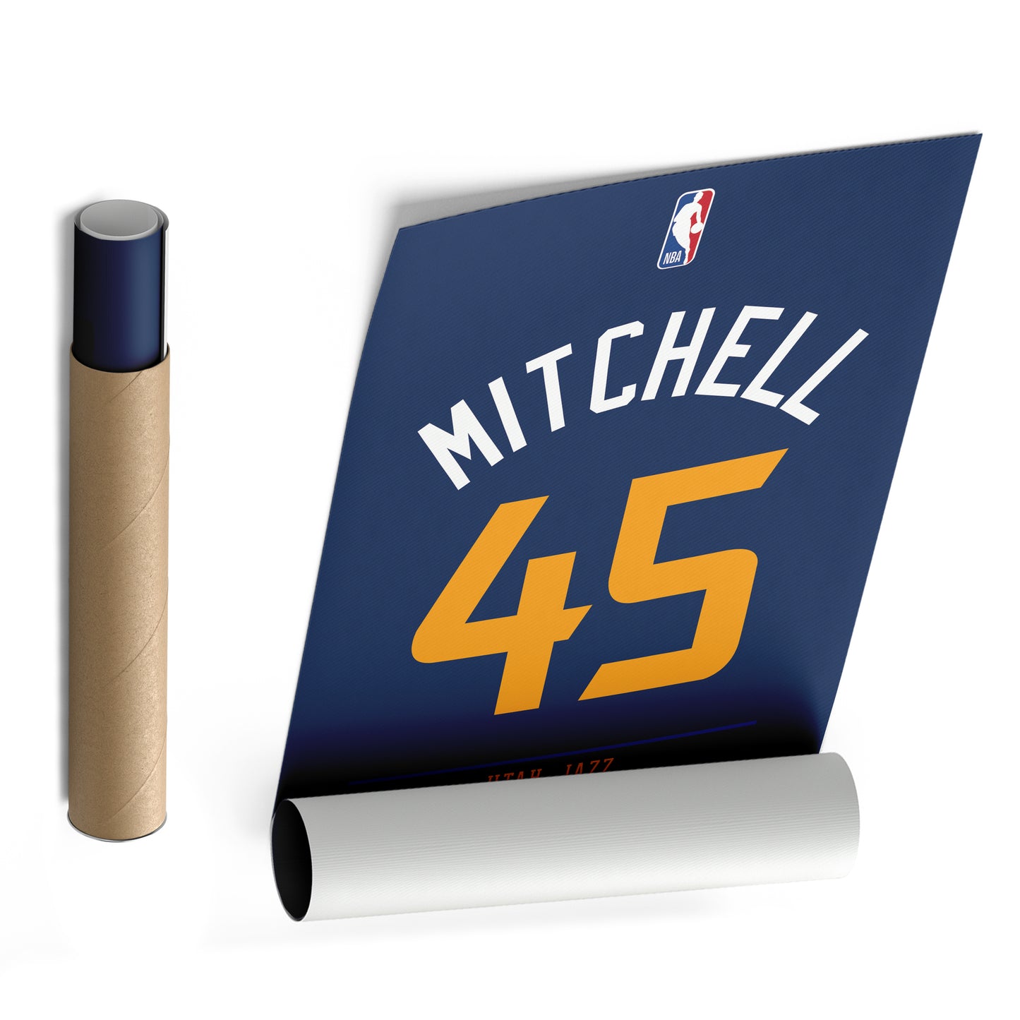 Donovan Mitchell Jazz Jersey Canvas Print | Wall Art Decor