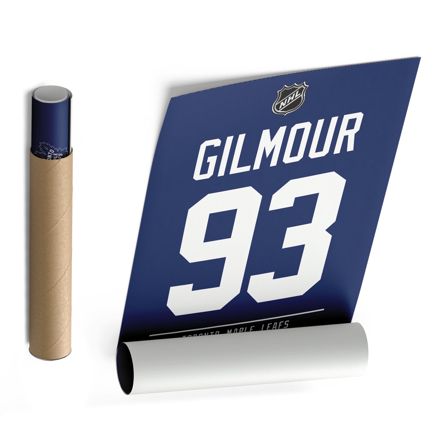 Doug Gilmour Maple Leafs Jersey Canvas Print | Wall Art Decor
