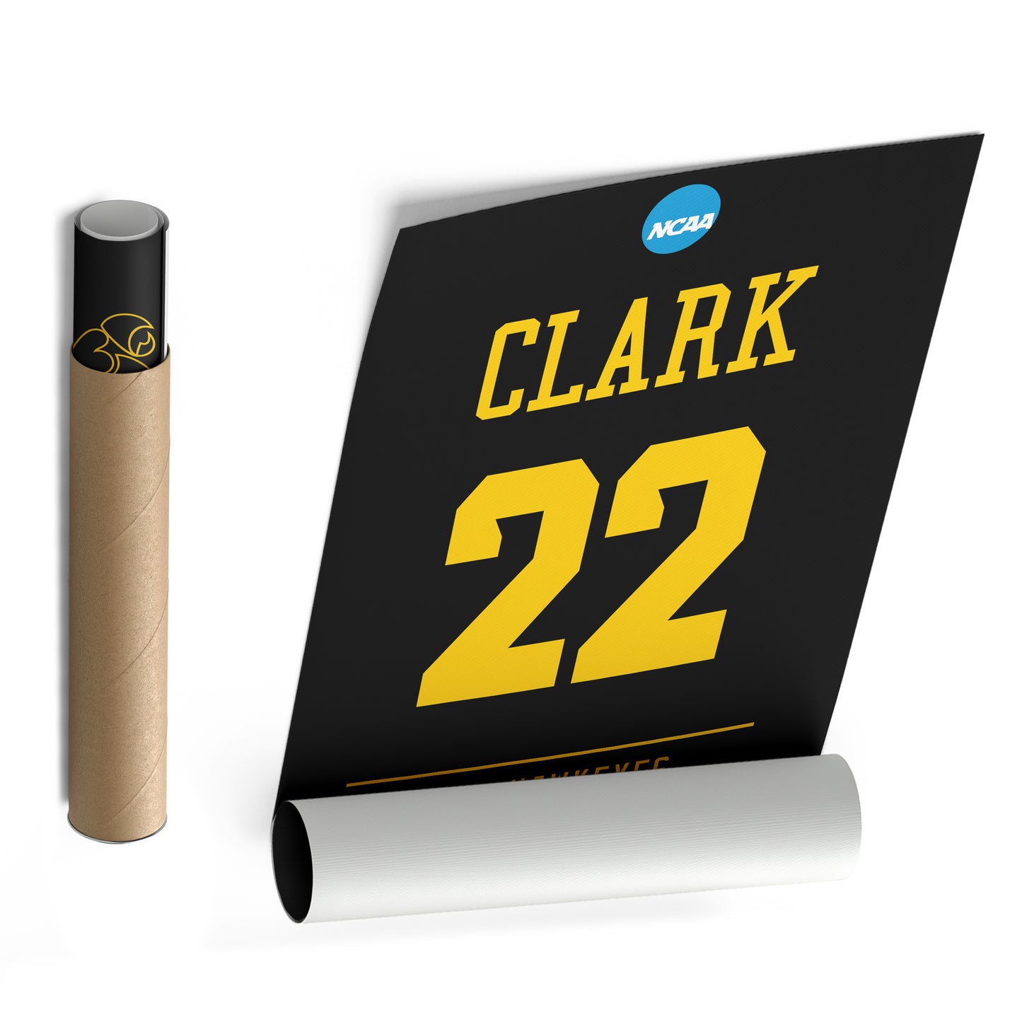 Caitlin Clark Iowa Hawkeyes Jersey Canvas Wall Art