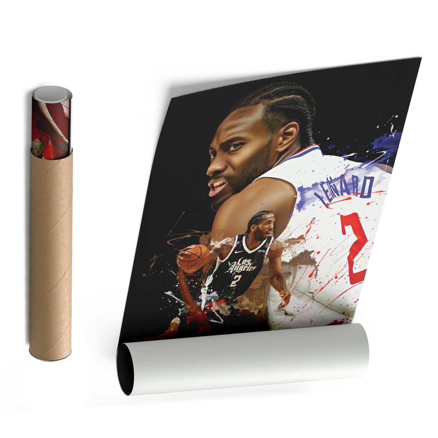 Kawhi Leonard Clippers Canvas Print | Los Angeles Basketball Wall Art