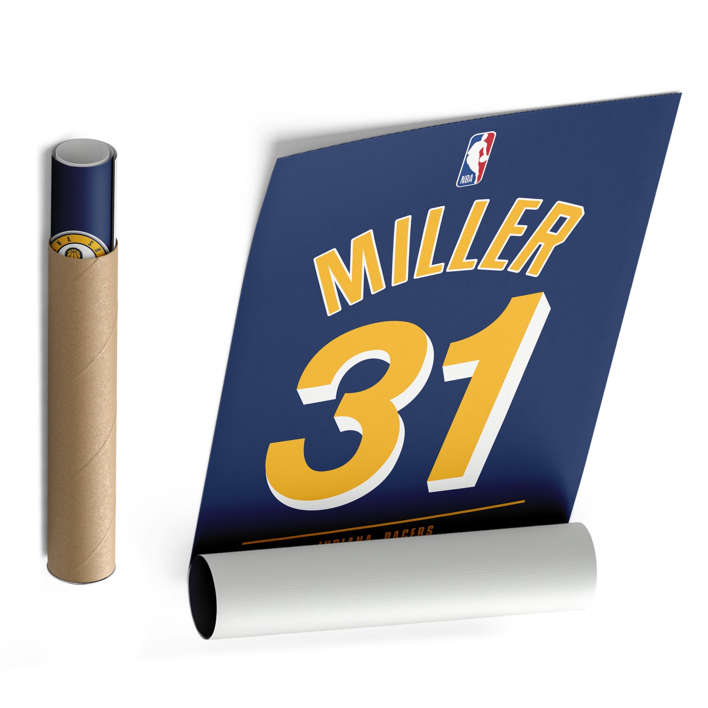 Reggie Miller Pacers Jersey Canvas Print | Wall Art Decor