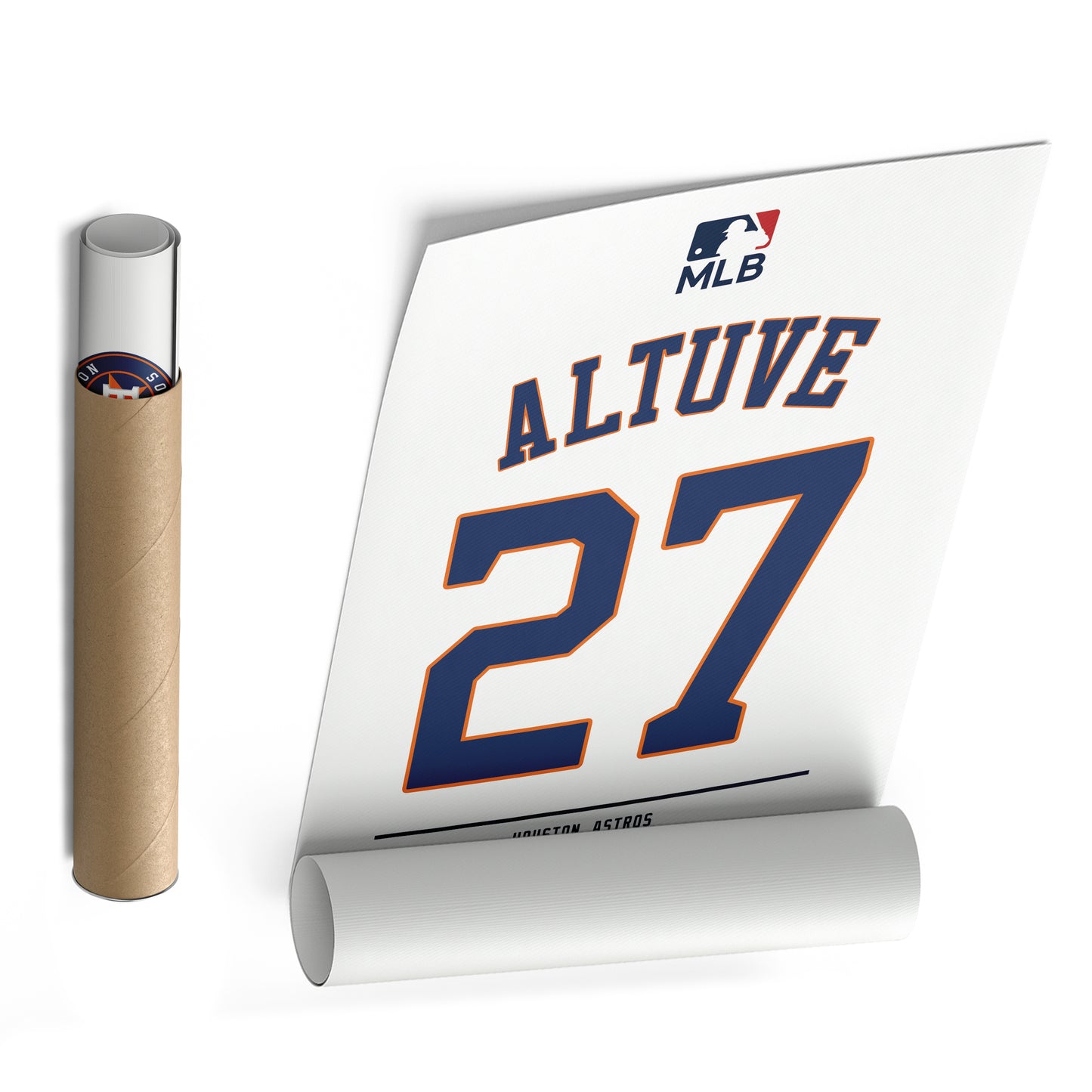 José Altuve Astros Jersey Canvas Print | Wall Art Decor
