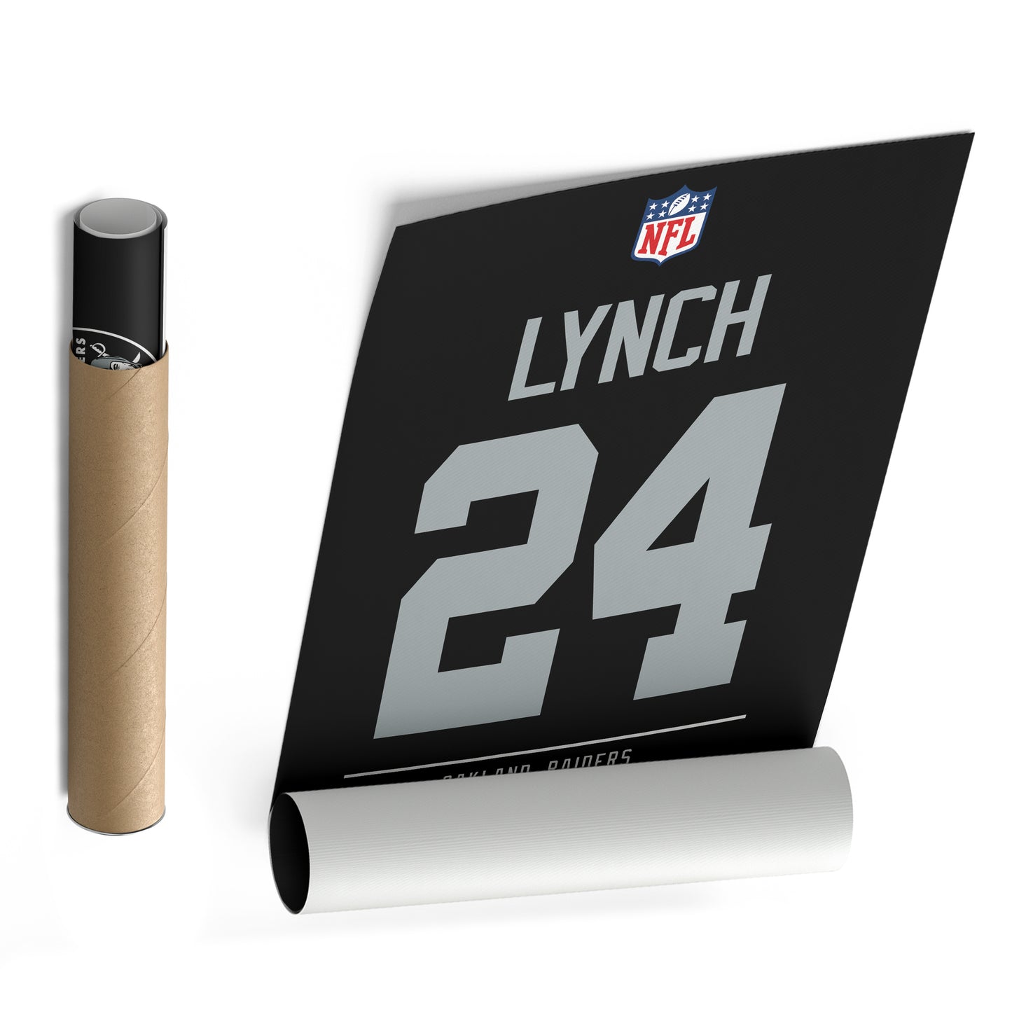 Marshawn Lynch Oakland Raiders Jersey Canvas Wall Art
