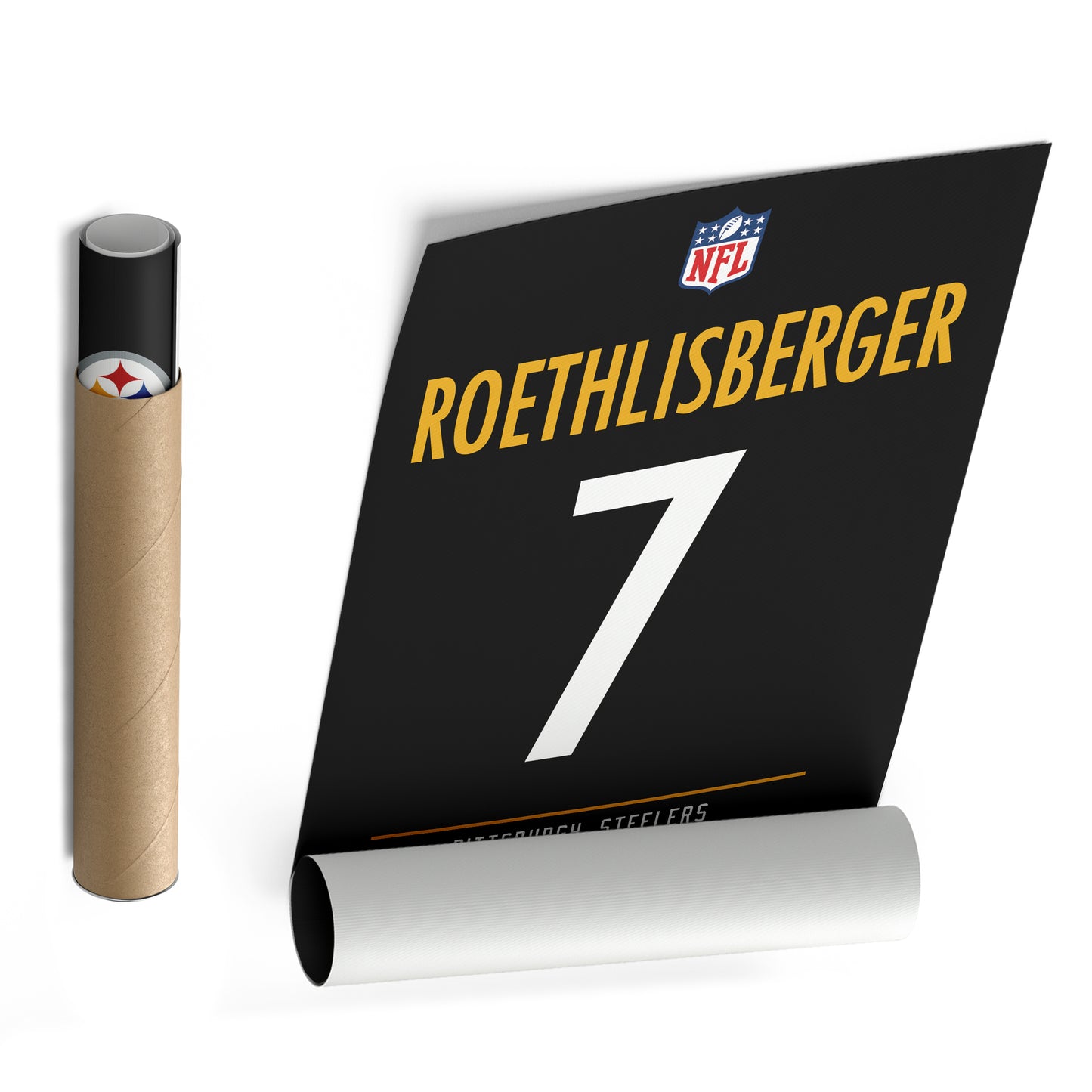 Ben Roethlisberger Steelers Jersey Canvas Print | Wall Art Decor