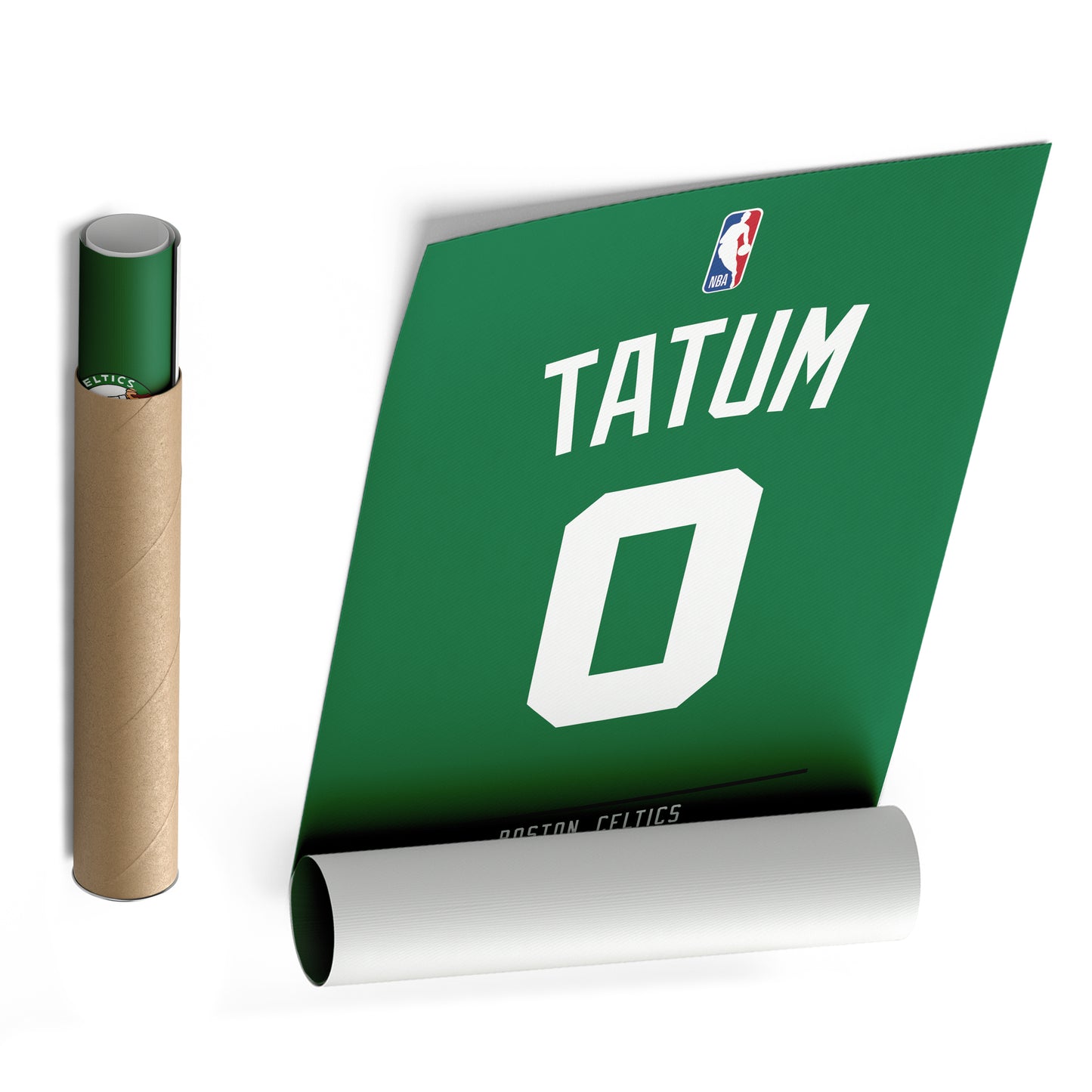 Jayson Tatum Celtics Jersey Canvas Print | Wall Art Decor