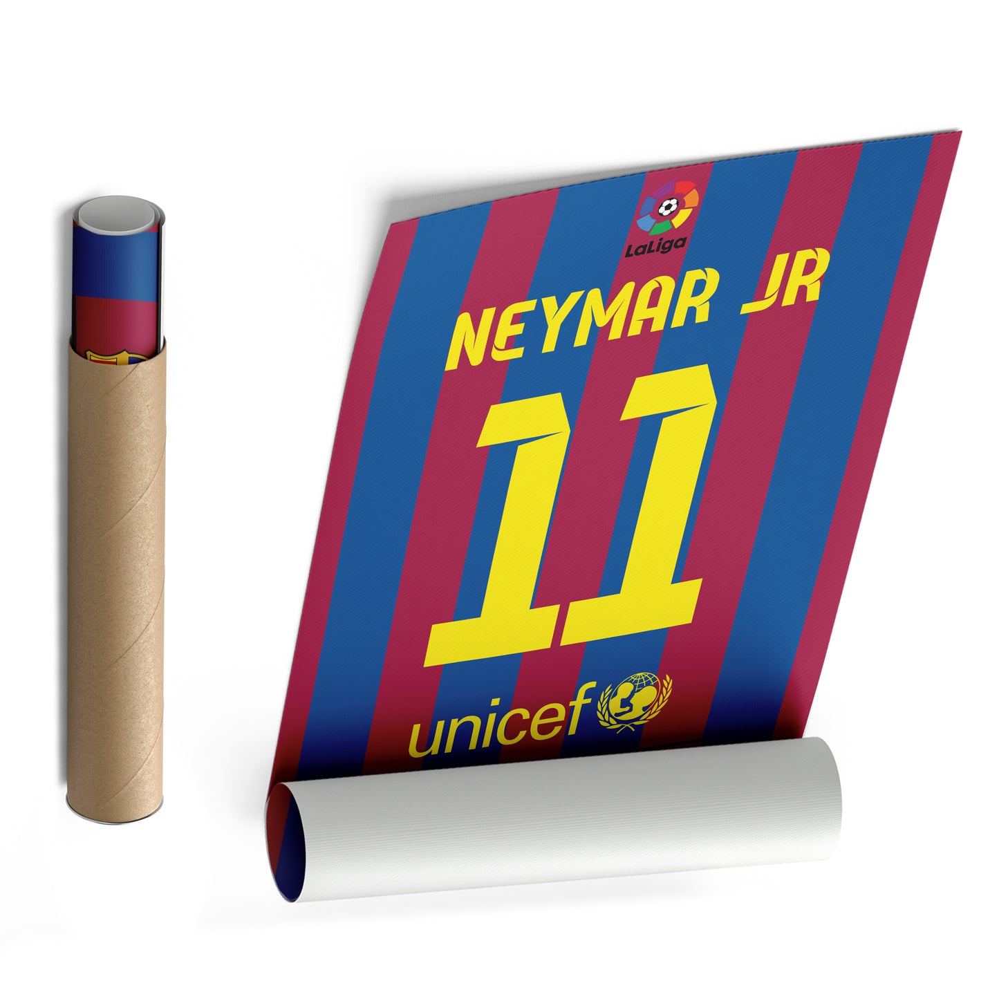 Neymar Jr. Barcelona Jersey Canvas Print | Wall Art Decor