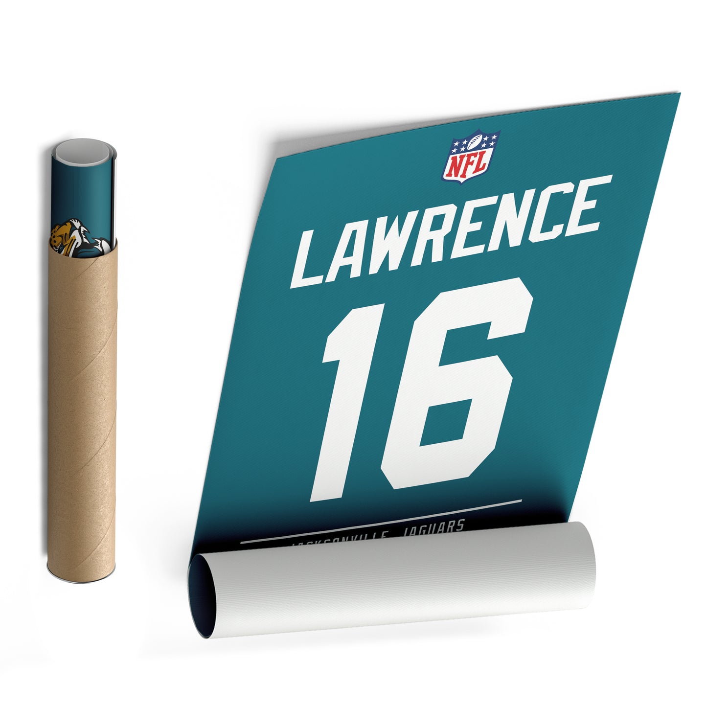 Trevor Lawrence Jaguars Jersey Canvas Print | Wall Art Decor
