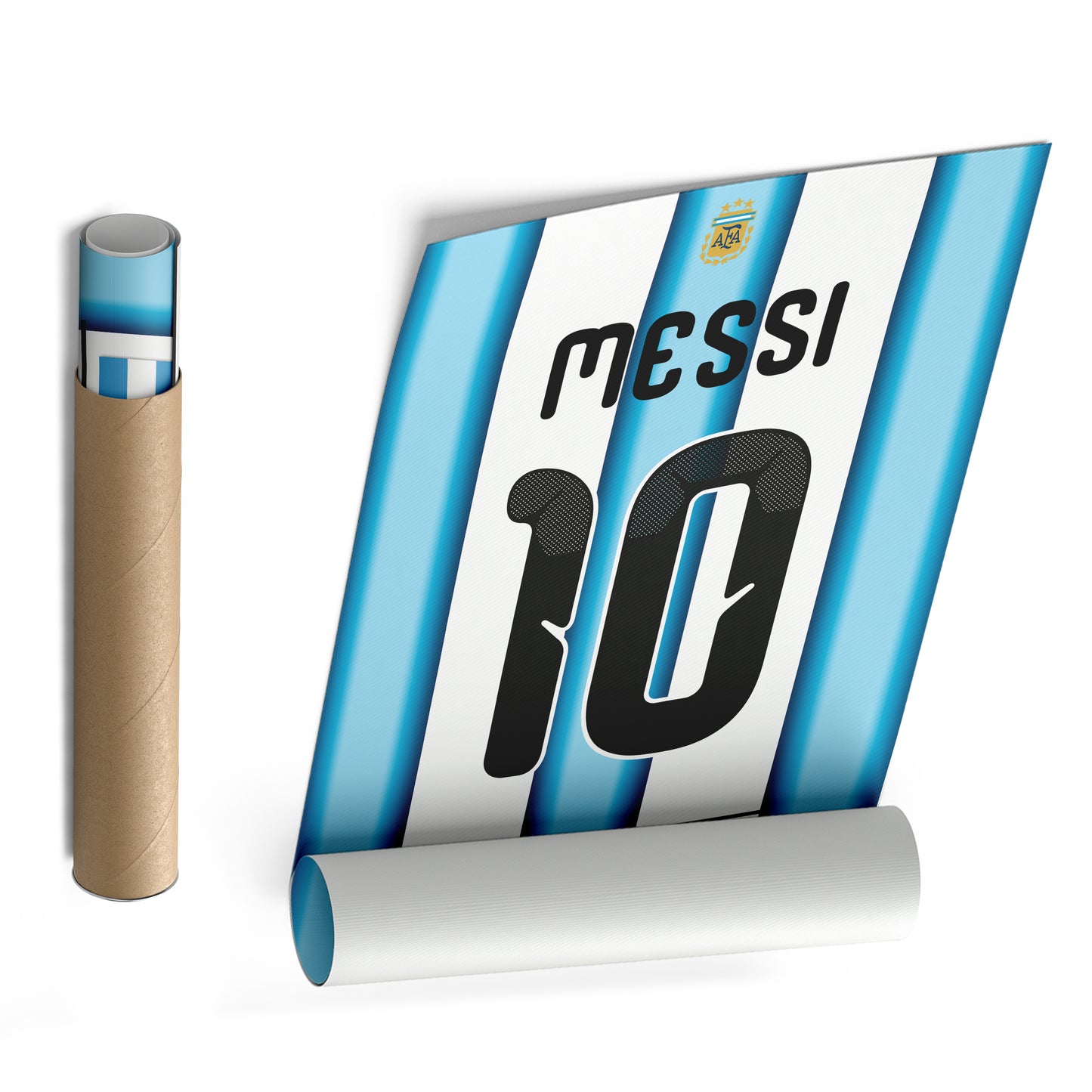 Lionel Messi Argentina Jersey Canvas Wall Art