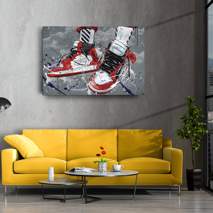 Air Jordan 1 Mid Classic Graffiti