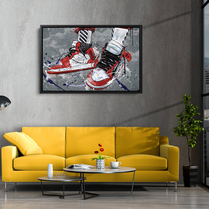 Air Jordan 1 Mid Classic Graffiti