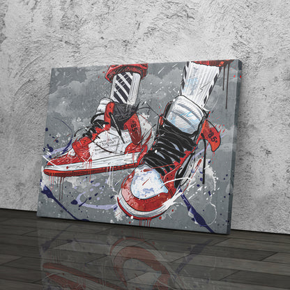 Air Jordan 1 Mid Classic Graffiti