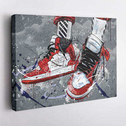 Air Jordan 1 Mid Classic Graffiti